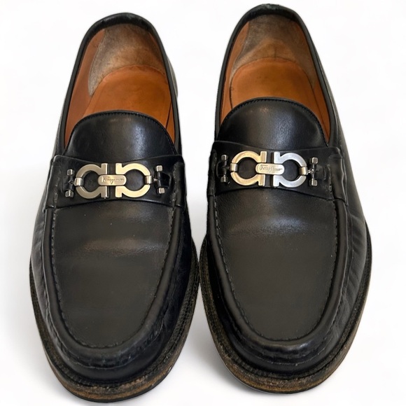 Salvatore Ferragamo Other - Salvatore Ferragamo Black Loafers Size 8.5